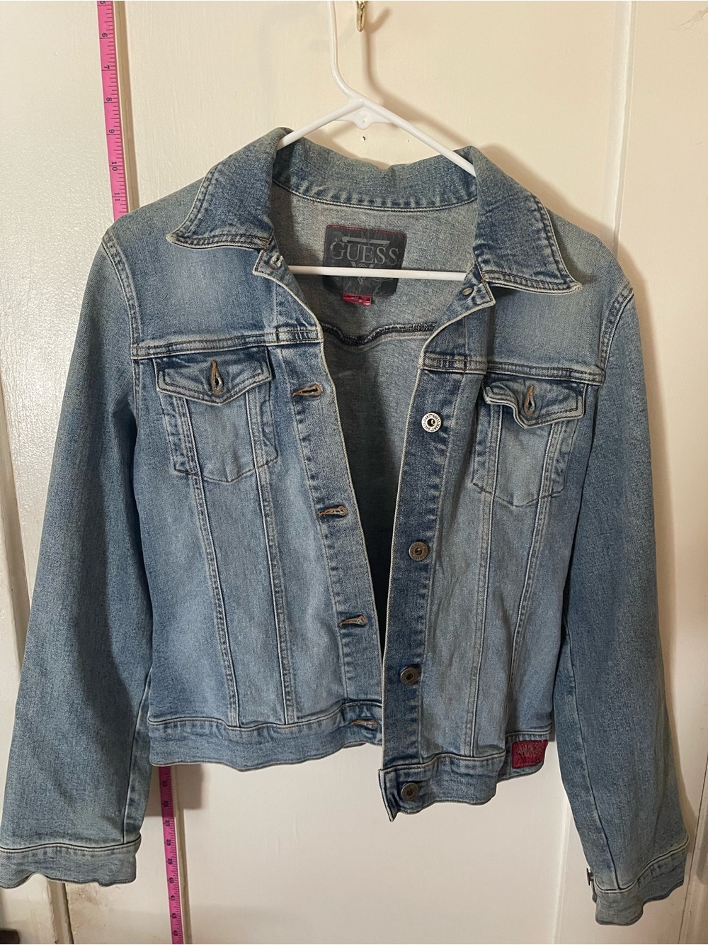 GUESS Premium Denim Stretch Trucker Jacket